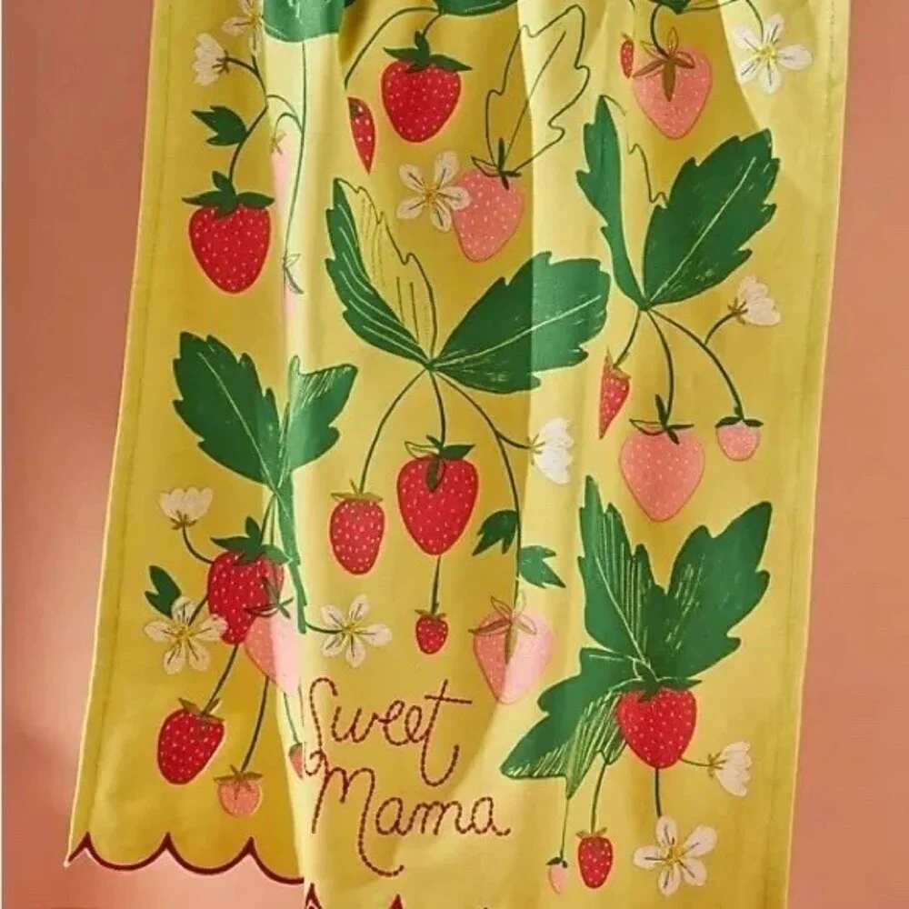 Anthropologie SWEET MAMMA Mom Kitchen Towel MOTHER'S DAY